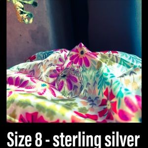 2/$35 Size 8 sterling silver ring